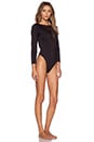 view 2 of 3 MAILLOT DE BAIN 1 PIÈCE A SHIRTLESS FOOL in Black