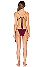 view 3 of 6 Between Thoughts Bikini in Wine