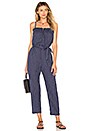 view 1 of 3 Abha Button Front Jumpsuit in Navy