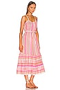 view 2 of 4 ROBE MI-LONGUE JIKIRTI in Stripes Rose Gold
