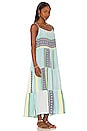 view 2 of 3 Neela Cascade Dress in Aqua