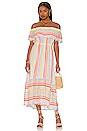 view 1 of 3 Tirunesh Beach Dress in Stripe Sunrise