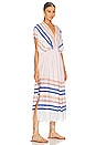 view 2 of 3 Eskedar Plunge Neck Dress in Stripe Seashell