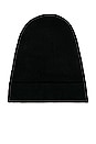 view 2 of 2 Blix Plaid Lip Beanie in Black