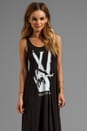 view 1 of 5 Daisy Peace & Love Dress in Black
