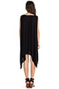 view 3 of 4 Ella Garden Skull Cape Dress in Black