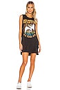 view 1 of 4 Deanna Crystal Led Zepplin Sleeveless Dress in Onyx