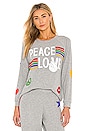 view 1 of 5 PULL EVERY PEACE LOVE in Heather Grey