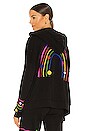 view 1 of 5 Koa Elements Rainbow Hoodie in Black