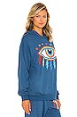 view 2 of 5 Harmony Rainbow Lightning Eye Hoodie in Riptide & Stellar