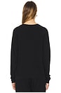 view 3 of 4 Anela Raglan F You Biting Lip Crew Neck in Black