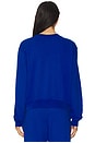 view 3 of 4 Spalding Color Pinwheel Stars Crop Pullover in Vibrant Blue