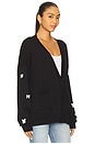 view 2 of 4 Puff Bow Cardigan in Black