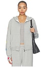 view 2 of 6 SWEAT À CAPUCHE HEZLY ZIP UP  in Heather Grey