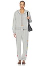 view 6 of 6 SWEAT À CAPUCHE HEZLY ZIP UP  in Heather Grey