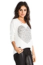 view 2 of 6 Jewel Mini Skull Heart Sweater in Natural