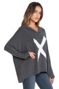 view 2 of 5 Wilma Oversized Pullover with Hood in Black