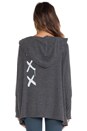 view 3 of 5 Wilma Oversized Pullover with Hood in Black