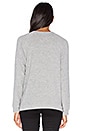 view 3 of 4 Lovie Boyfriend Pullover in Heather Grey