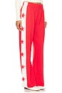 view 3 of 5 Tawny Track Pant in Red & Bone