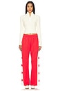 view 5 of 5 Tawny Track Pant in Red & Bone
