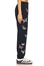 view 2 of 6 Chantria Vintage Butterflies Sweatpant in Dark Navy