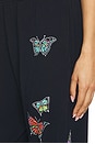view 6 of 6 Chantria Vintage Butterflies Sweatpant in Dark Navy