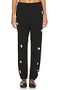 view 1 of 6 Puff Bow Sweatpants in Black