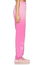 view 2 of 6 PANTALON SWEAT BUTTERFLY HEART in Dark Pink Ombre