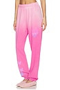 view 3 of 6 PANTALON SWEAT BUTTERFLY HEART in Dark Pink Ombre