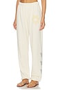 view 1 of 6 PANTALON SWEAT BUTTERFLY DAISY in Ivory