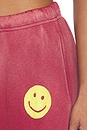 view 6 of 6 PANTALON SWEAT CHANTRIA in Maroon Ombre