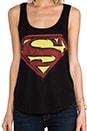 view 4 of 4 Bessy Color Superman Tank in Black