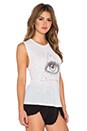 view 2 of 3 МАЙКА-БОРЦОВКА RILEY COSMIC TRIANGLE in White