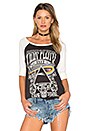 view 1 of 4 Maglan Pink Floyd Concert Raglan in Onyx & Faded White