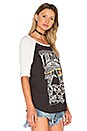 view 2 of 4 Maglan Pink Floyd Concert Raglan in Onyx & Faded White
