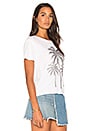 view 2 of 4 Evie Palm Crop Tee in White