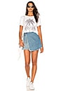 view 4 of 4 Evie Palm Crop Tee in White