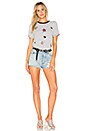 view 4 of 4 T-SHIRT POP STARS PAULINA in Charcoal Stripe & Caviar