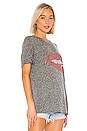 view 2 of 5 Crystal Capri Tee in Heather Grey