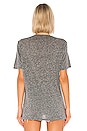 view 3 of 5 Crystal Capri Tee in Heather Grey