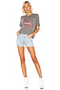 view 4 of 5 Crystal Capri Tee in Heather Grey