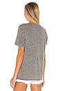 view 4 of 5 Capri Short Sleeve Vintage Tee in Heather Grey