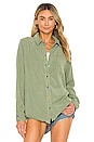 view 3 of 6 Pilar Rainbow Heart Shirt in Pine Green