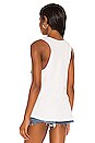 view 3 of 4 Peyton High Neck Tank in White