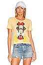 view 1 of 4 T-SHIRT ADELINE MICKEY & MINNIE CROPPED in Pigment Pollen