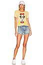 view 4 of 4 T-SHIRT ADELINE MICKEY & MINNIE CROPPED in Pigment Pollen
