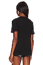 view 3 of 5 Myra Crystal Bowie Tee in Black
