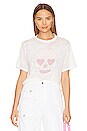 view 1 of 4 Linnea Tee in White Burnout