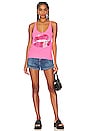 view 4 of 4 Maisie Tank in Neon Pink